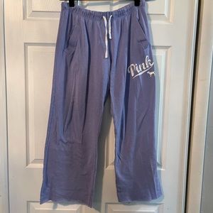 VS PINK purple boyfriend sweatpants